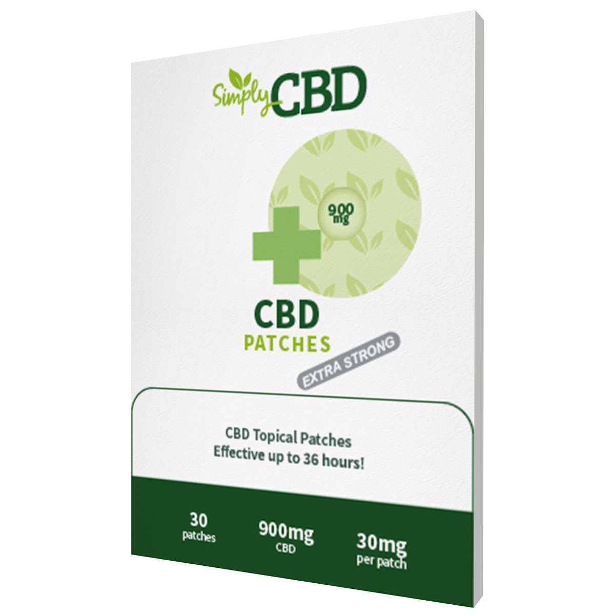 CBD Patches - 30 Patches - 30mg Per Patch (Extra Strength) – Simply CBD