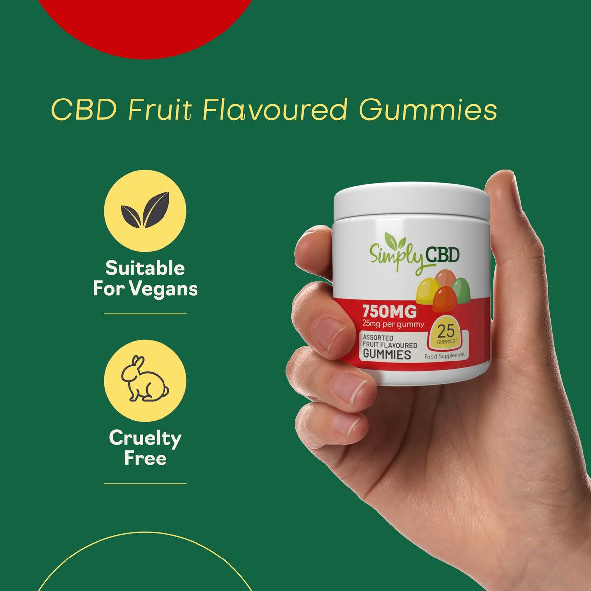 CBD Gummies - 25mg Per Gummy (750mg Total) – Simply CBD