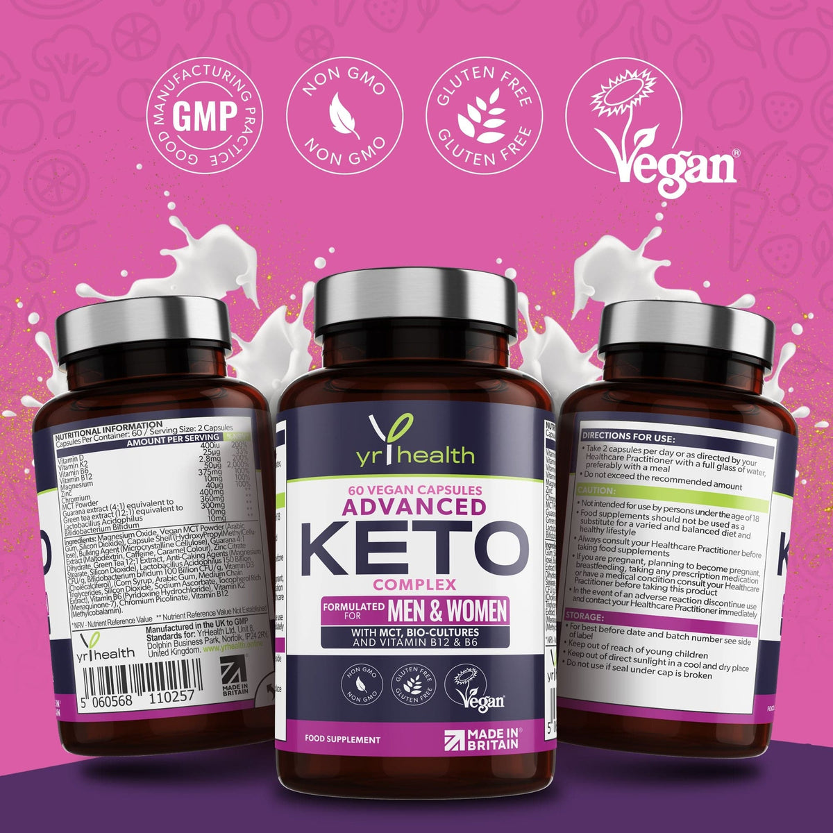 Advanced Keto Complex Supporting your Diet 60 Vegan Capsules